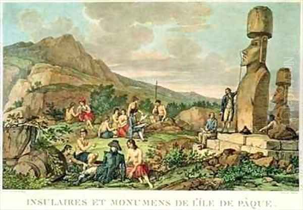 Islanders and Monuments of Easter Island 2 - view 1
