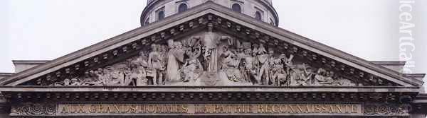 Pediment relief of the Pantheon - view 1