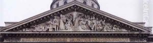 Pediment relief of the Pantheon Pediment relief of the Pantheon