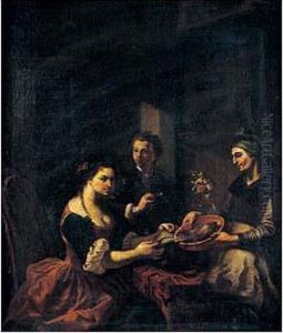 La Marchande De Poissons by Pietro Domenico Oliviero