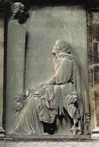 Tomb of the Comte de Bourcke by Pierre-Jean David d'Angers