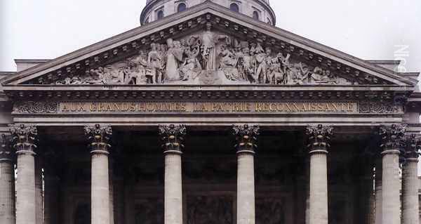 Pediment relief of the Pantheon I - view 1