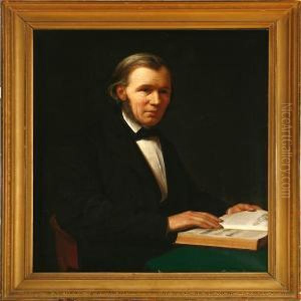 A Man Reading A Book - view 1