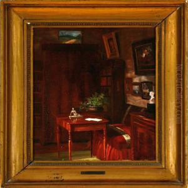 Interior With A Figure Ona Table - view 1