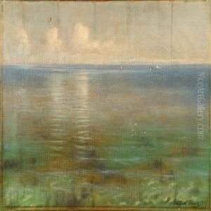 A Quiet Day At Sea by Alfred Theodor Olsen