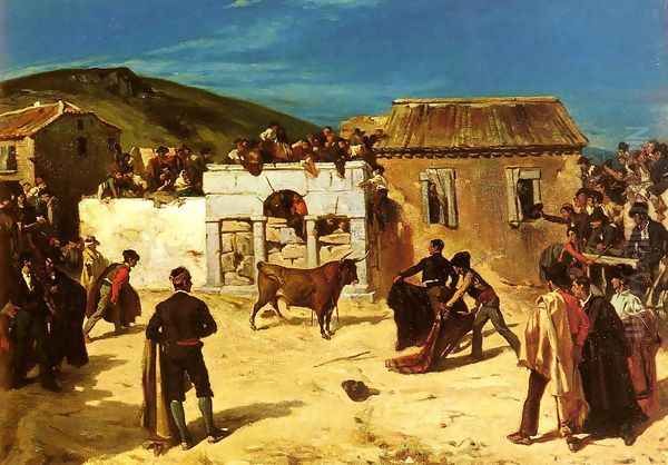 Combat De Novillos (The Bull Fight) - view 1