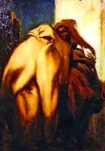 Evening Tangiers by Alfred Dehodencq