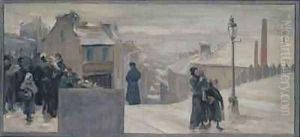 The Famine between 1870-71 by Paul-Louis Delance