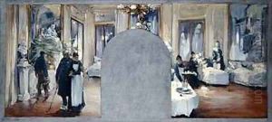 Interior of the Theatre Francais by Paul-Louis Delance