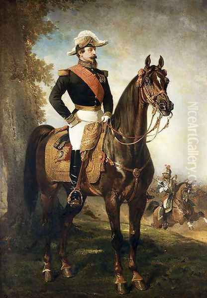 Equestrian Portrait of Napoleon III - view 1