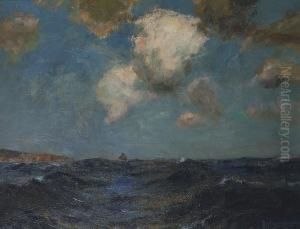 Sailing Vessel Off A Headland