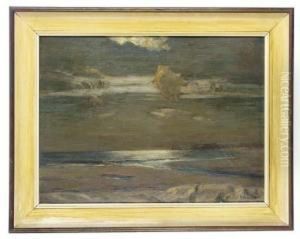 Night On The Coast by Julius Olsson