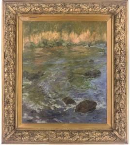 A Quite Spot On The River by Julius Olsson