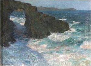 Coastal Scene With Rock Arch