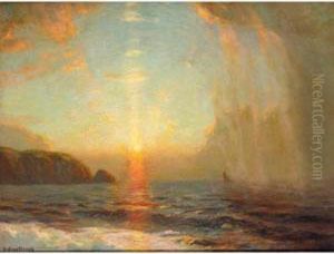 Sunset by Julius Olsson