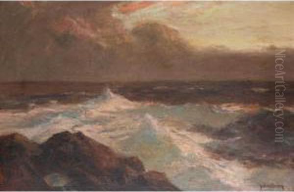 Stormy Seascape - view 1