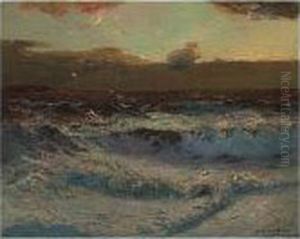 Albert , R.a. , Coastal Scene, Signed by Julius Olsson