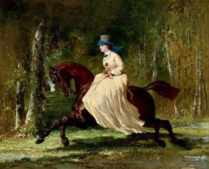 Une Amazone en Foret by Alfred Dedreux