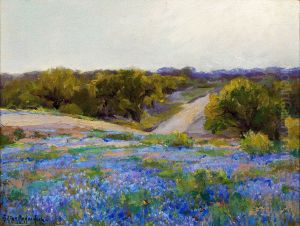 Bluebonnets At Late Afternoon