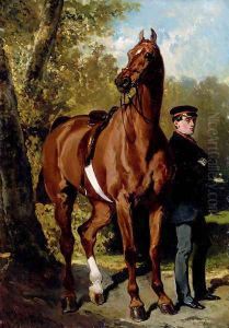 A Soldier with a Horse in a Landscape