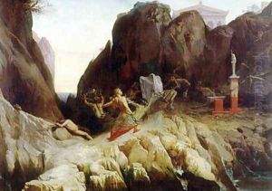 The Wrath of Orestes by Blaise Alexandre Desgoffe