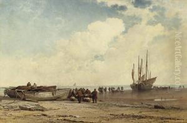 Fishing Vessels On The Beach - view 1
