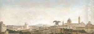 Capriccio View of Rome with the Monte de Giustizia and Villa Montalto Negroni