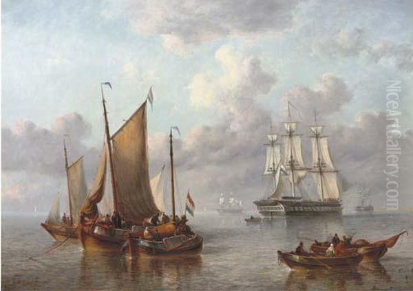 Shipping On A Calm Sea - view 1