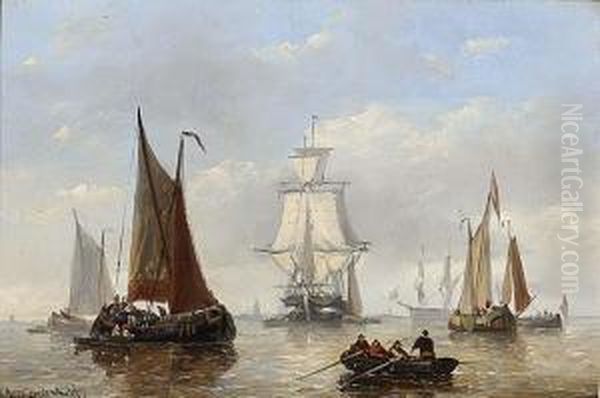 Shipping Off The Coast - view 1
