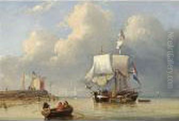 Shipping In An Estuary - view 1