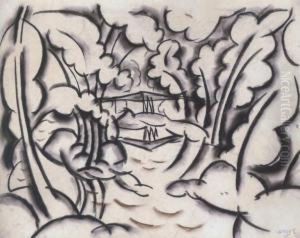 Parklandschaft by Walter Ophey