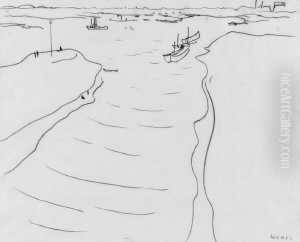 Boote Mit Hafen (rheinmotiv) Boote Mit Hafen (rheinmotiv)