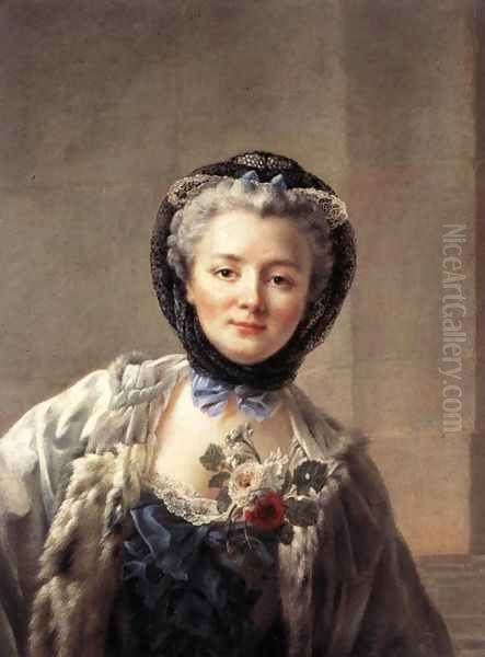Madame Drouais, Wife of the Artist c. 1758 - view 1