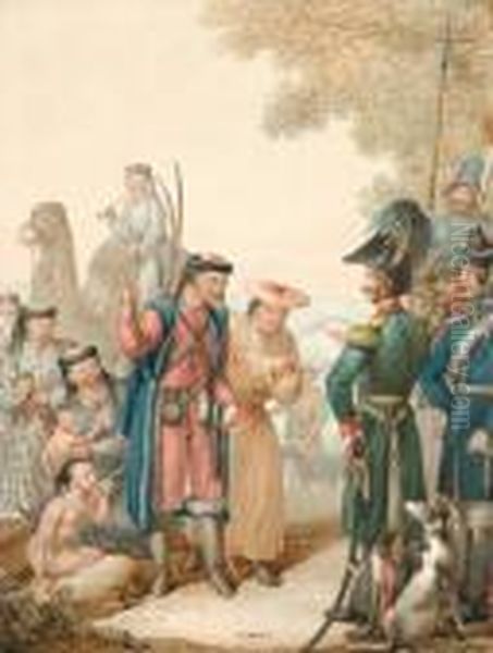 Russische Soldaten Und Mongolen - view 1
