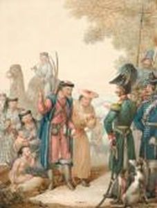 Russische Soldaten Und Mongolen Russische Soldaten Und Mongolen