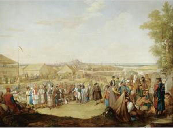 The Visit Of Emperor Nicholas I To The Market At Nizhny Novgorod In 1836 - view 1