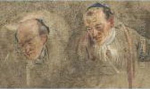 Abraham Sulzbach by Moritz Daniel Oppenheim