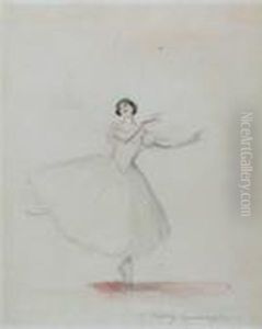 Die Tanzerin Anna Pawlowa. by Ernst Oppler
