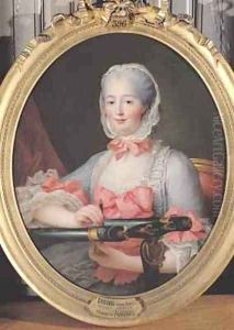 Madame de Pompadour by Francois-Hubert Drouais