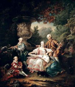 Louis du Bouchet by Francois-Hubert Drouais