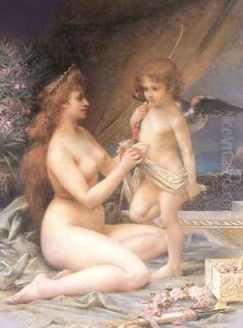 Aphrodite and Eros by Henri Camille Danger