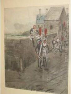 Un Corps De Gardes A Granville by Maurice Henri Orange