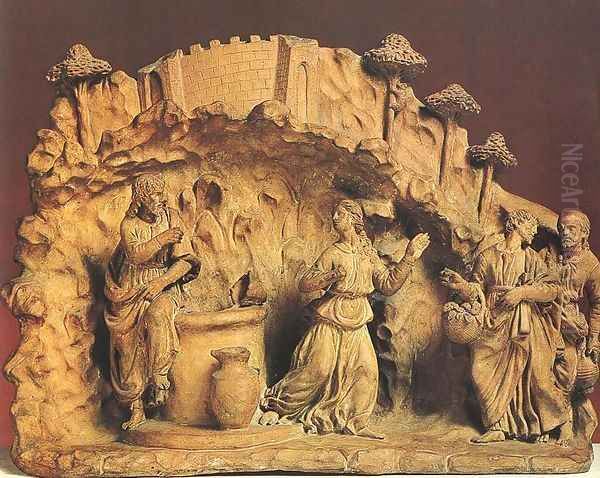 Christ and the Samarian Woman - view 1