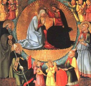 The Coronation of the Virgin by Bicci Di Neri