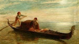 Gondolier And Market Girl From The Lido