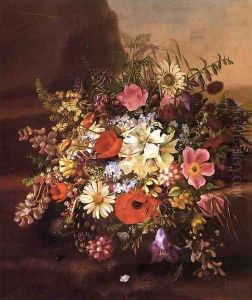 Floral Still Life I by Adelheid Dietrich