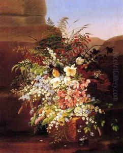 Floral Still Life by Adelheid Dietrich