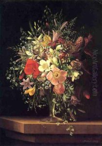 Floral Still Life II by Adelheid Dietrich
