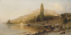 Mending The Nets By The Crimean Coast
