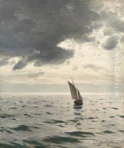 Dora. Sailing At Dusk by Vladimir Donatovich Orlovskii